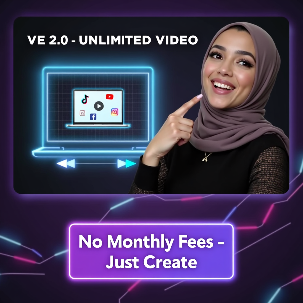 VE 2.0 – AI Video Generator Tanpa Had, Tanpa Bayaran Bulanan